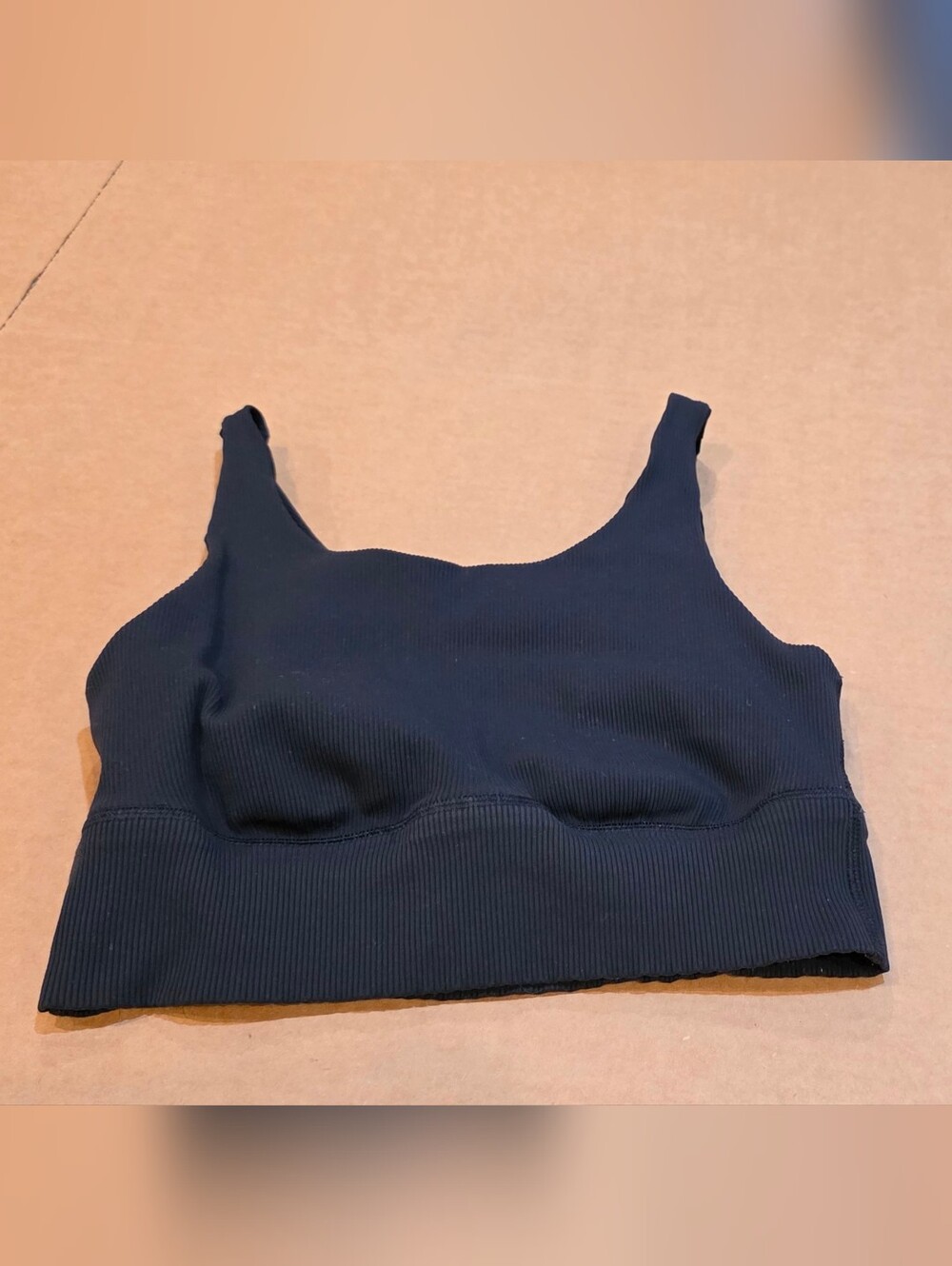 aerie Ribbed Seamless Bralette - Navy Blue